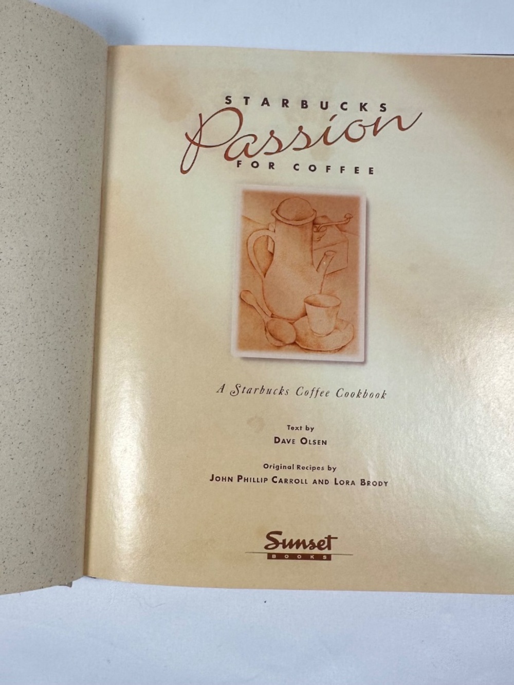 Starbucks Passion for Coffee:A Starbucks Coffee Cookbook 1994 Vintage - Picture 3 of 6